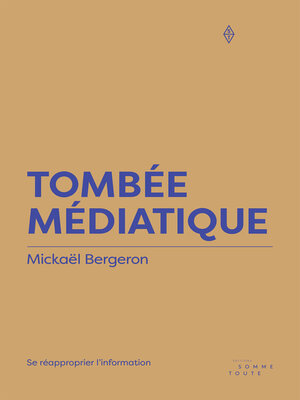 cover image of Tombée médiatique